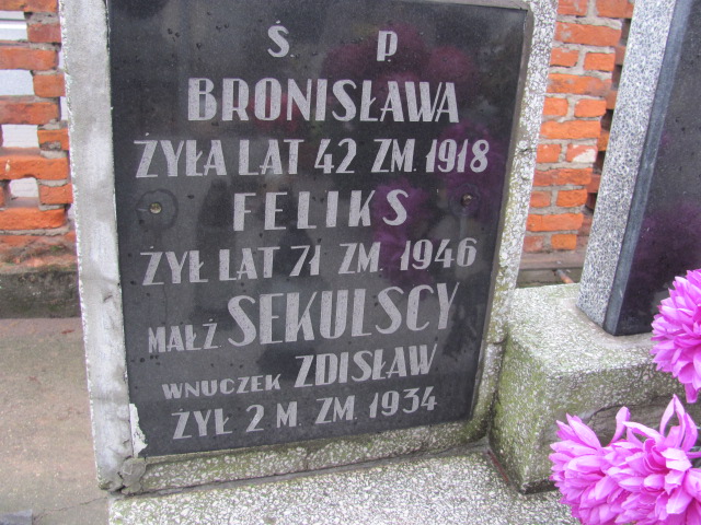 Zdisław Sekulski Sierpc - Grobonet - Wyszukiwarka osób pochowanych