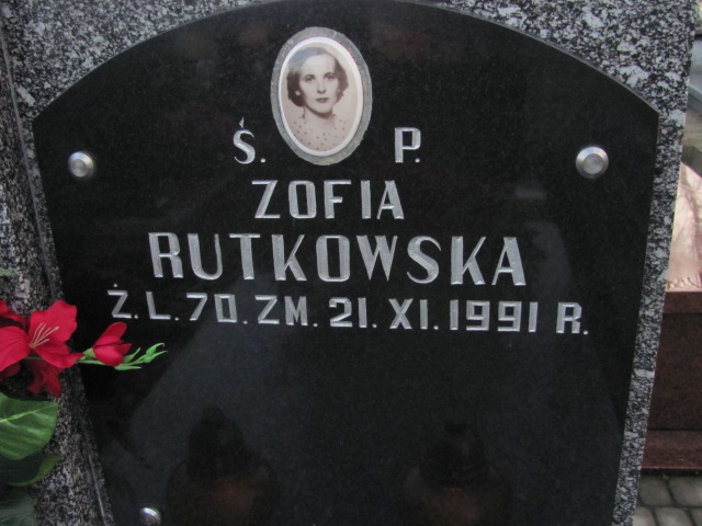 Zofia Rutkowska Sierpc - Grobonet - Wyszukiwarka osób pochowanych