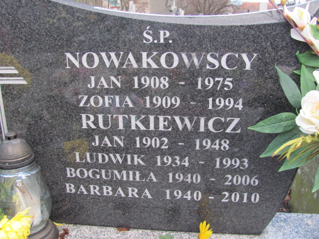 Barbara Rutkiewicz 1939 Sierpc - Grobonet - Wyszukiwarka osób pochowanych