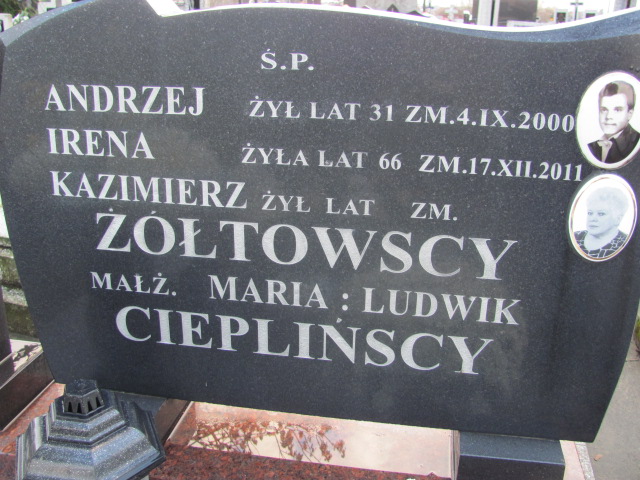 Irena Żółtowska Sierpc - Grobonet - Wyszukiwarka osób pochowanych