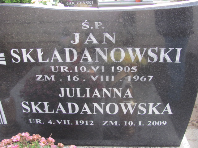 Jan Składanowski 1905 Sierpc - Grobonet - Wyszukiwarka osób pochowanych
