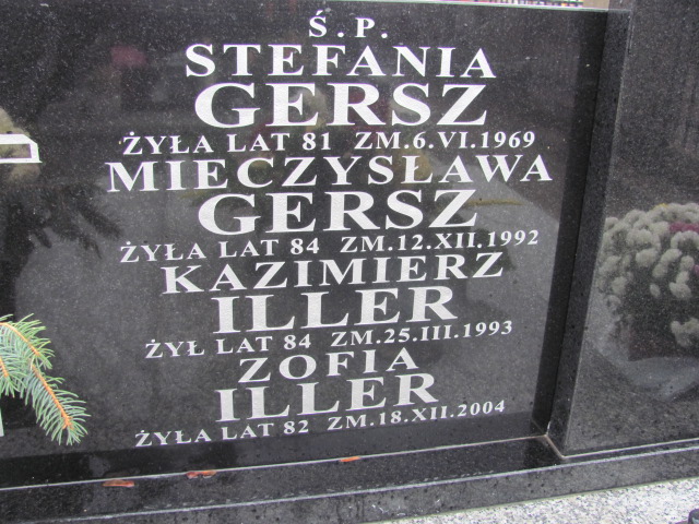 Zofia Iller Sierpc - Grobonet - Wyszukiwarka osób pochowanych