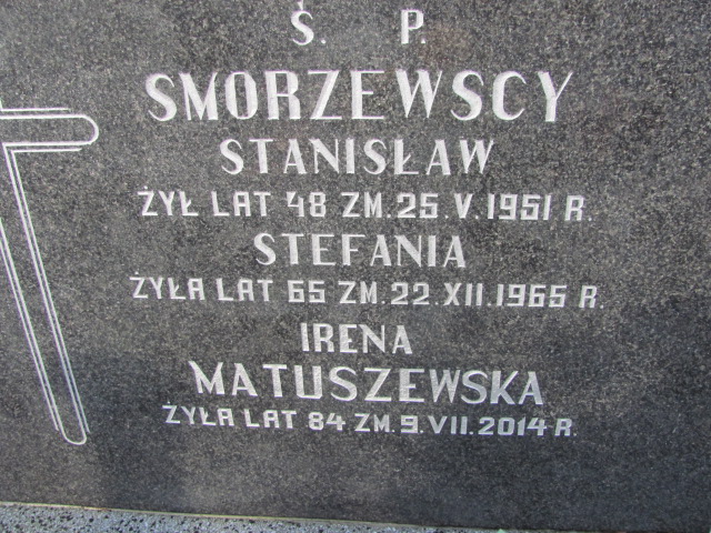 Stanisław Smorzewski Sierpc - Grobonet - Wyszukiwarka osób pochowanych