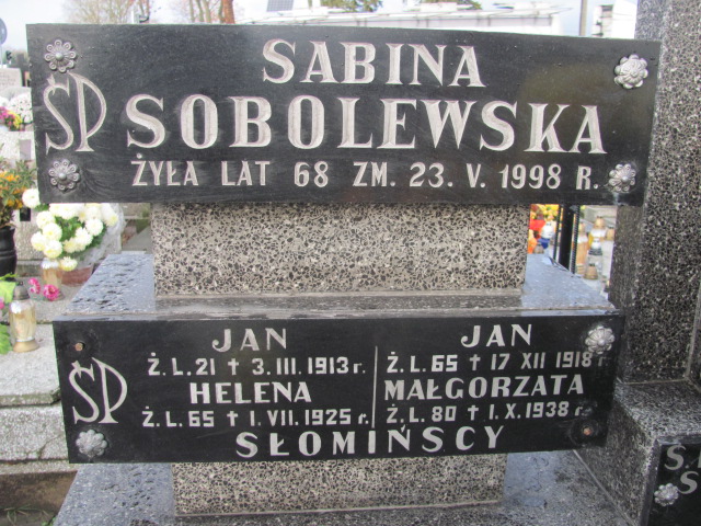 Jan Słomiński Sierpc - Grobonet - Wyszukiwarka osób pochowanych