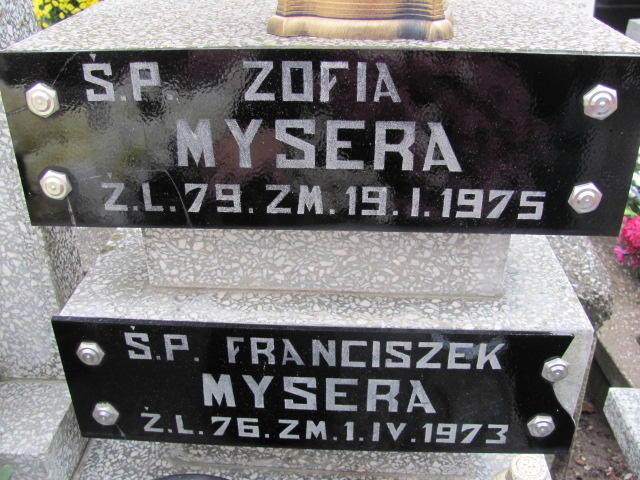 Franciszek Mysera Sierpc - Grobonet - Wyszukiwarka osób pochowanych