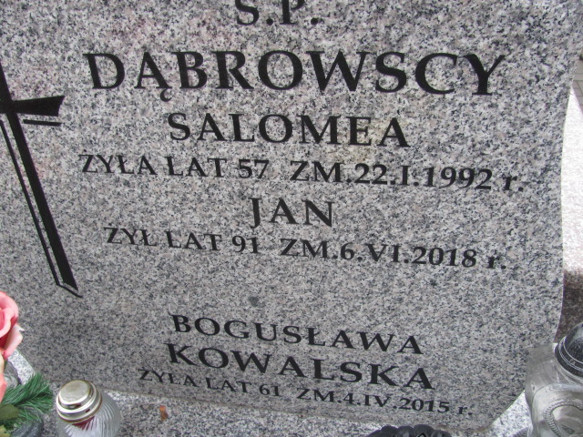  Kowalska Sierpc - Grobonet - Wyszukiwarka osób pochowanych