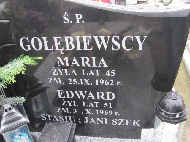 Maria Gołębiewska Sierpc - Grobonet - Wyszukiwarka osób pochowanych