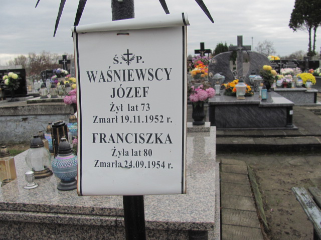 Franciszka Waśniewska Sierpc - Grobonet - Wyszukiwarka osób pochowanych