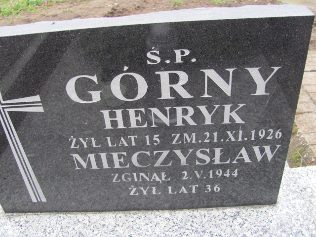 Henryk Górny Sierpc - Grobonet - Wyszukiwarka osób pochowanych