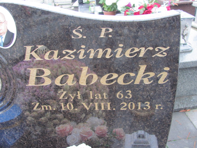 Kazimierz Babecki Sierpc - Grobonet - Wyszukiwarka osób pochowanych