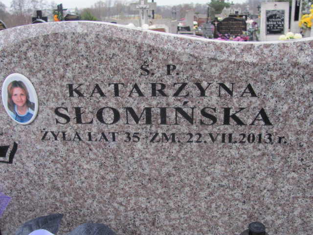 Katarzyna Słomińska Sierpc - Grobonet - Wyszukiwarka osób pochowanych