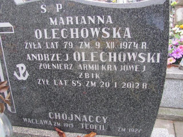 Janina OLECHOWSKA 1938 Sierpc - Grobonet - Wyszukiwarka osób pochowanych