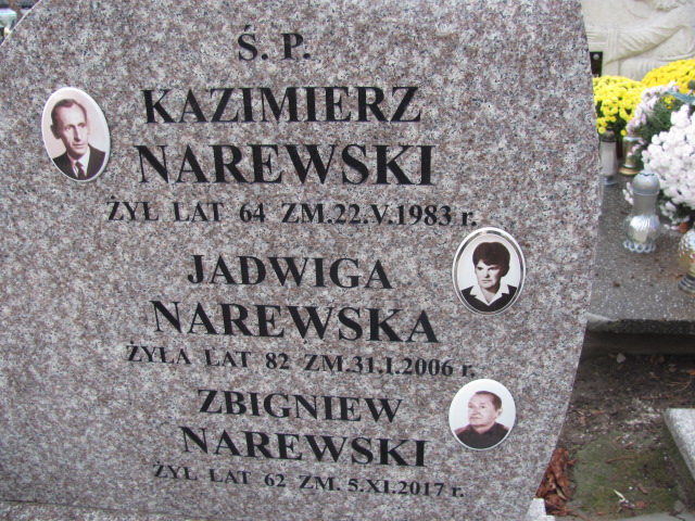 Kazimierz Narewski Sierpc - Grobonet - Wyszukiwarka osób pochowanych