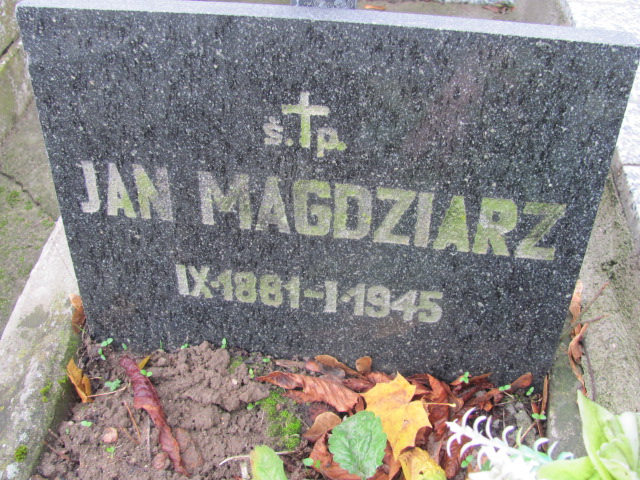 Jan Magdziarz 1881 Sierpc - Grobonet - Wyszukiwarka osób pochowanych