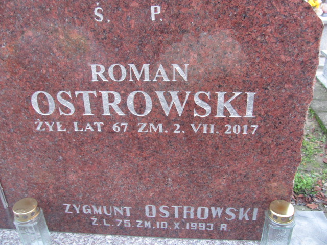 Zygmunt Ostrowski Sierpc - Grobonet - Wyszukiwarka osób pochowanych