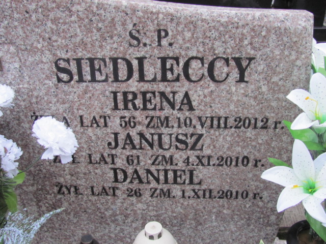 Irena Siedlecka Sierpc - Grobonet - Wyszukiwarka osób pochowanych