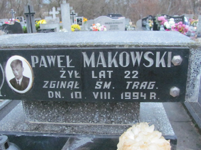 Paweł Makowski Sierpc - Grobonet - Wyszukiwarka osób pochowanych