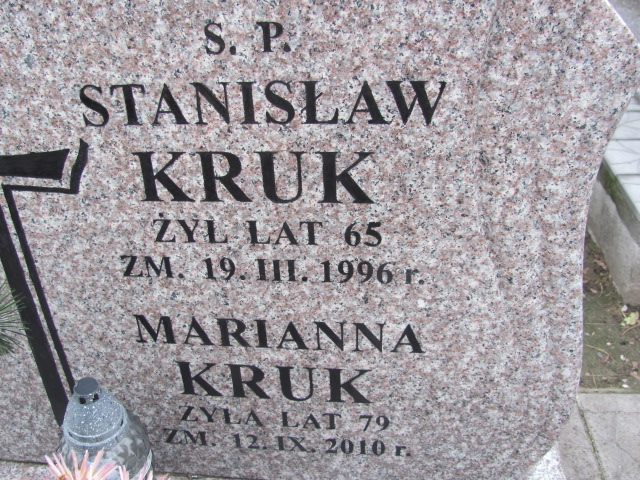 Grób Marianna Kruk