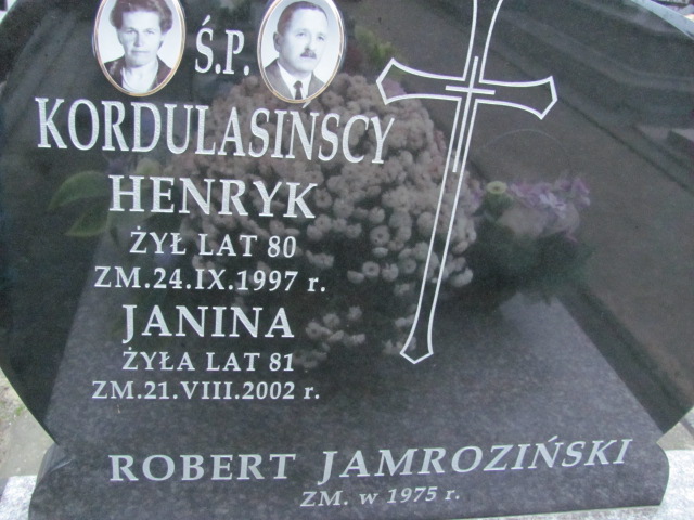 Henryk Kordulasiński Sierpc - Grobonet - Wyszukiwarka osób pochowanych