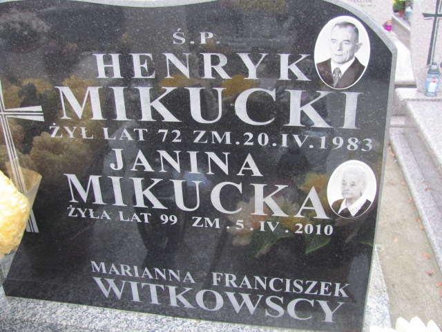 Janina Mikucka Sierpc - Grobonet - Wyszukiwarka osób pochowanych