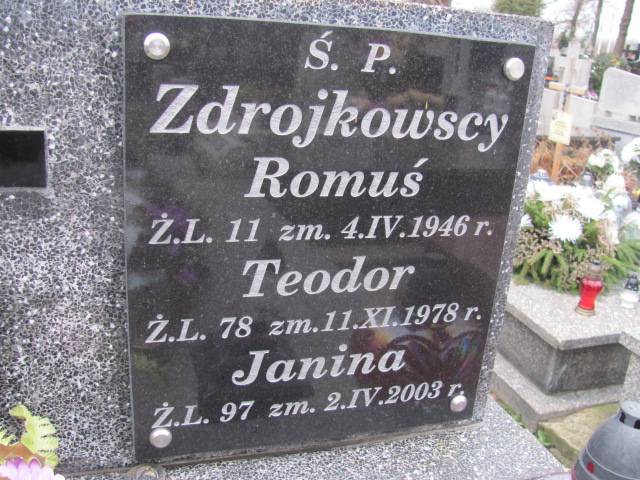 Roman Zdrojkowski Sierpc - Grobonet - Wyszukiwarka osób pochowanych