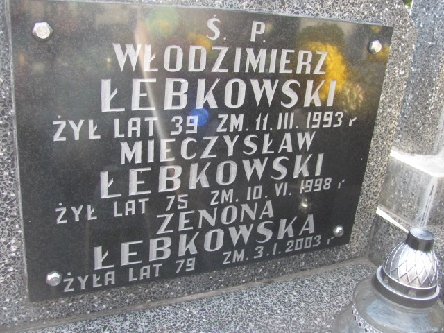 Mieczysław Łebkowski Sierpc - Grobonet - Wyszukiwarka osób pochowanych