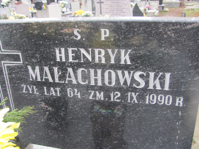 Grób Henryk Małachowski