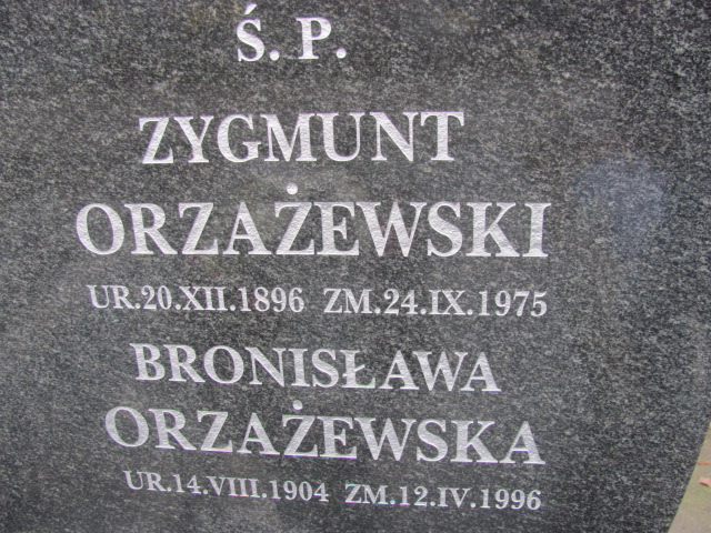 Zygmunt Orzażewski 1896 Sierpc - Grobonet - Wyszukiwarka osób pochowanych