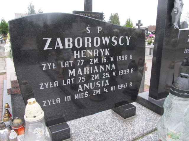 Marianna Zaborowska Sierpc - Grobonet - Wyszukiwarka osób pochowanych