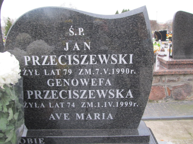 Genowefa Przeciszewska Sierpc - Grobonet - Wyszukiwarka osób pochowanych