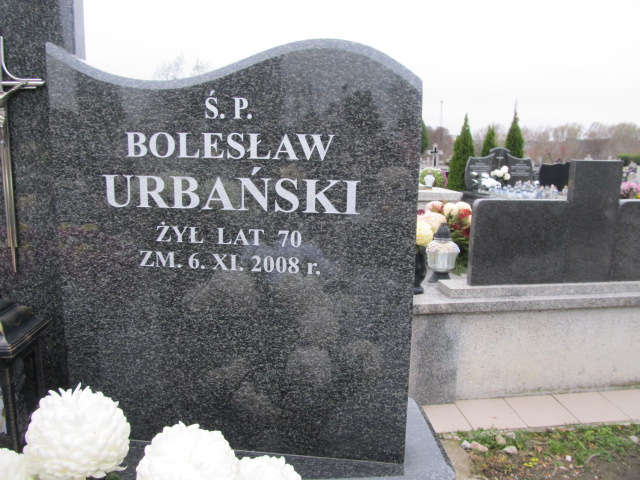 Bolesław Urbański Sierpc - Grobonet - Wyszukiwarka osób pochowanych