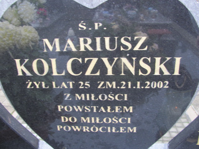 Mariusz Kolczyński Sierpc - Grobonet - Wyszukiwarka osób pochowanych