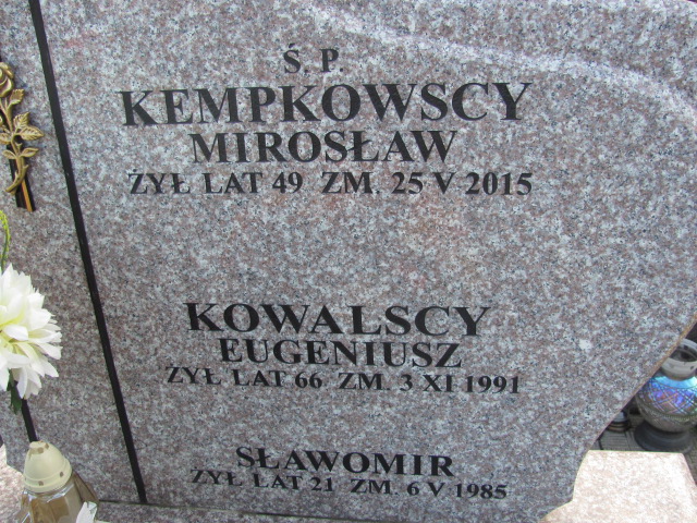 Mirosław Kempkowski Sierpc - Grobonet - Wyszukiwarka osób pochowanych