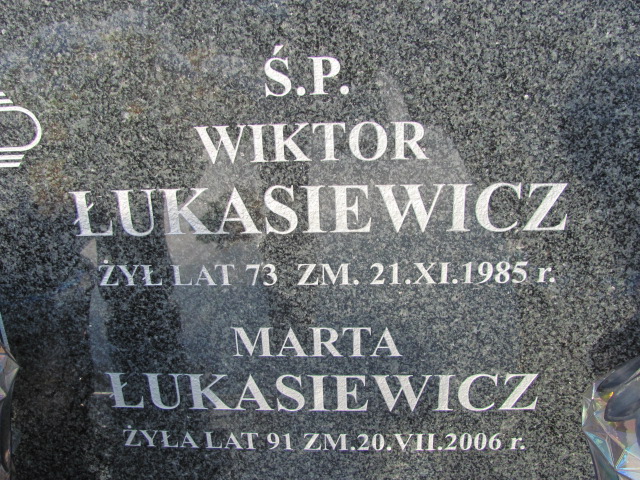 Wiktor Łukasiewicz Sierpc - Grobonet - Wyszukiwarka osób pochowanych