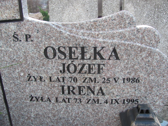 Józef Osełka Sierpc - Grobonet - Wyszukiwarka osób pochowanych
