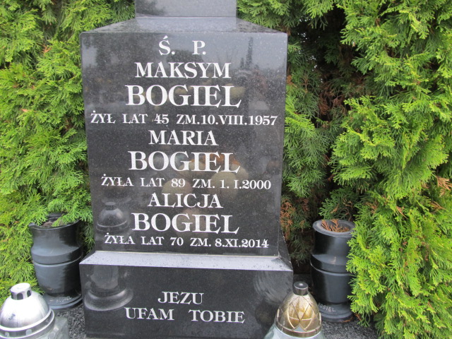 Maksym Bogiel Sierpc - Grobonet - Wyszukiwarka osób pochowanych