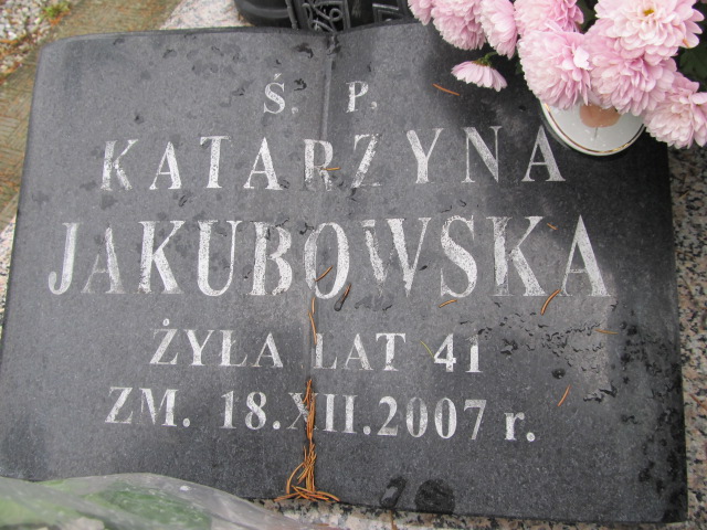 Katarzyna Jakubowska Sierpc - Grobonet - Wyszukiwarka osób pochowanych