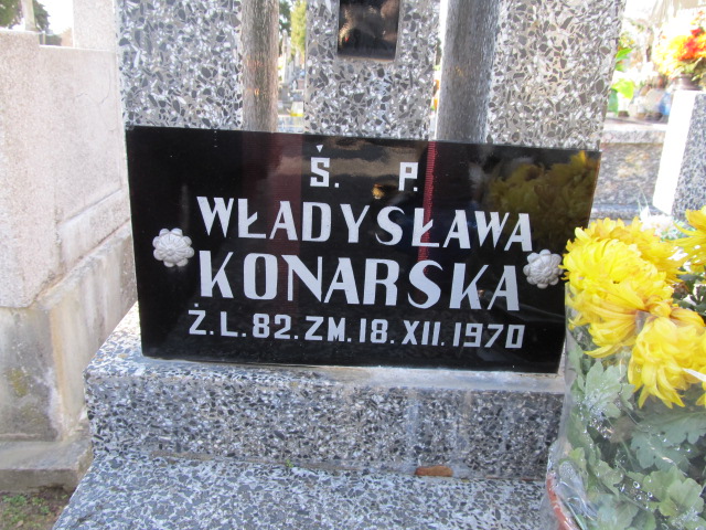 Władysława Konarska Sierpc - Grobonet - Wyszukiwarka osób pochowanych