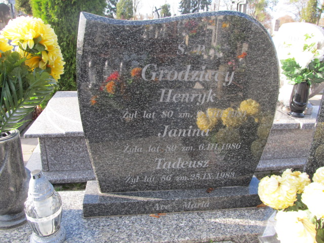 Tadeusz Grodzicki Sierpc - Grobonet - Wyszukiwarka osób pochowanych