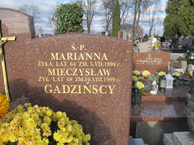 Mieczysław Gadziński Sierpc - Grobonet - Wyszukiwarka osób pochowanych