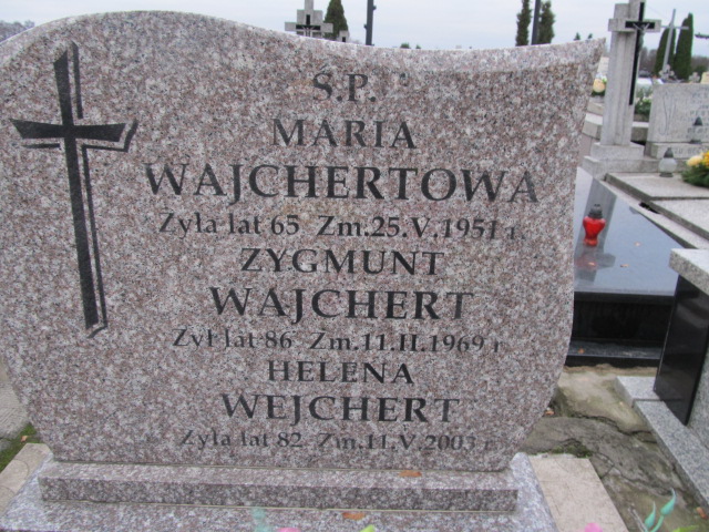 Maria Wajchert Sierpc - Grobonet - Wyszukiwarka osób pochowanych