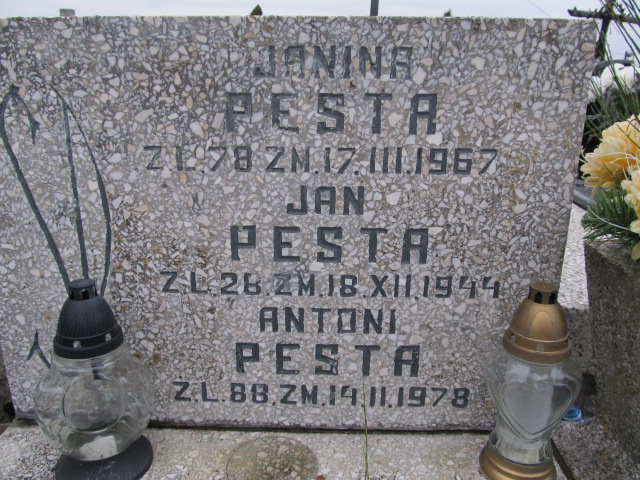 Jan Pesta Sierpc - Grobonet - Wyszukiwarka osób pochowanych