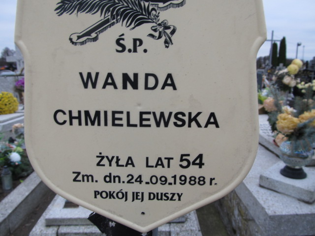 Wanda Chmielewska Sierpc - Grobonet - Wyszukiwarka osób pochowanych