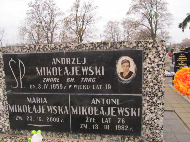 Andrzej Mikołajewski Sierpc - Grobonet - Wyszukiwarka osób pochowanych