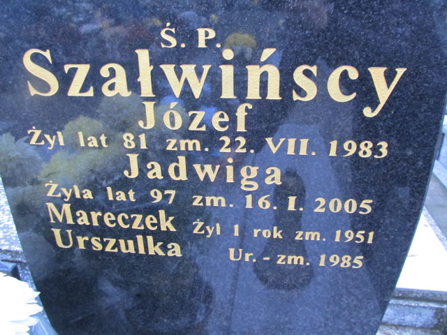Barbara SZAŁWIŃSKA 1940 Sierpc - Grobonet - Wyszukiwarka osób pochowanych