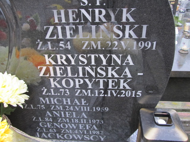 Henryk Zieliński Sierpc - Grobonet - Wyszukiwarka osób pochowanych