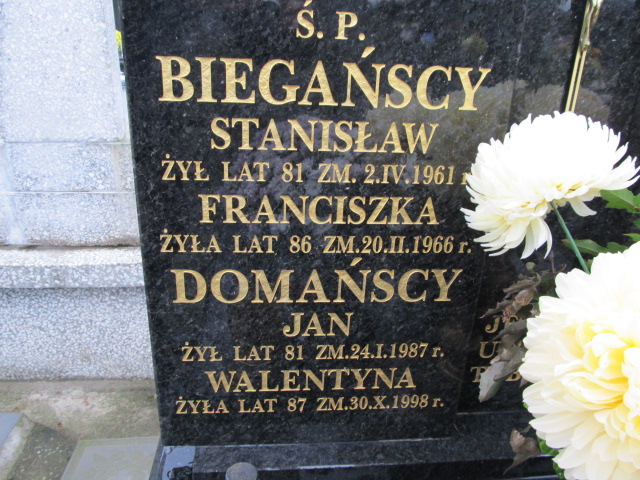 Stanisław Biegański Sierpc - Grobonet - Wyszukiwarka osób pochowanych