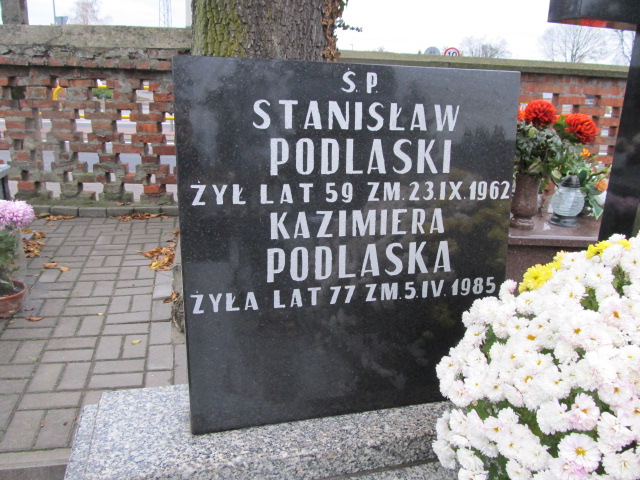 Kazimiera Podlaska Sierpc - Grobonet - Wyszukiwarka osób pochowanych