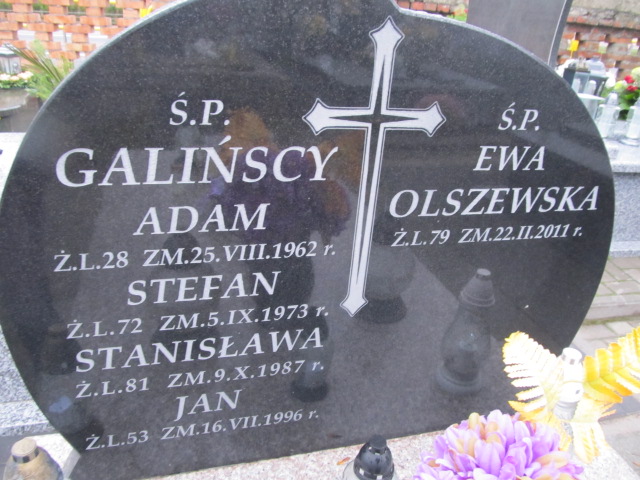 Ewa Olszewska Sierpc - Grobonet - Wyszukiwarka osób pochowanych