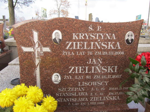 Stanisława Lisowska Sierpc - Grobonet - Wyszukiwarka osób pochowanych